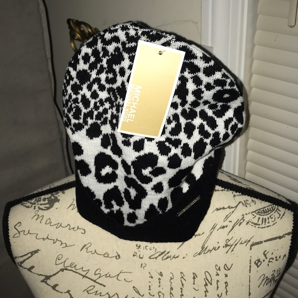 Cheetah Print MK Hat